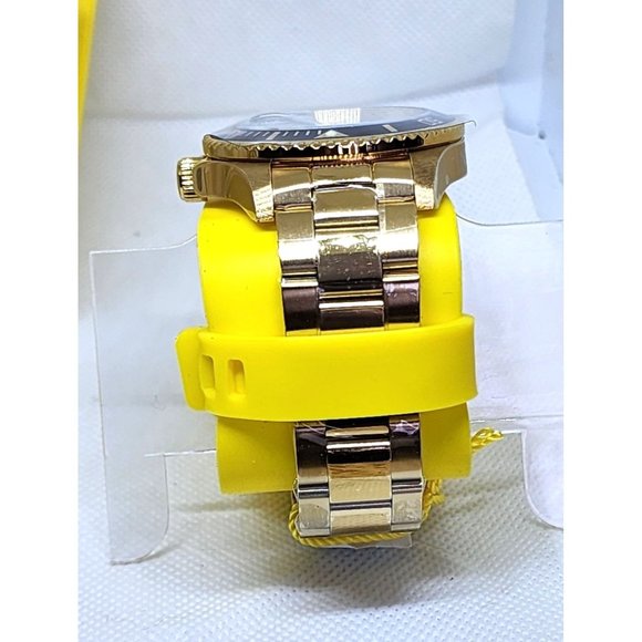 Invicta Pro Diver Men 40mm Stainless Steel Gold Black dial Quartz Watch - Picture 12 of 16